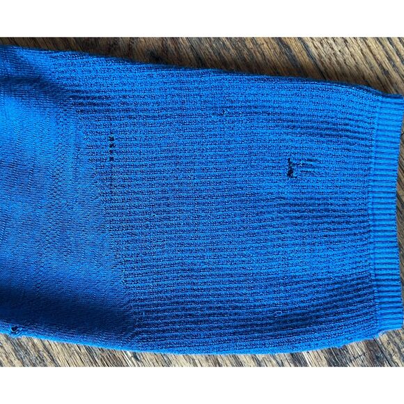 Smartwool Blue Long Sleeve Pullover Base Layer Top Shirt  Mens Size Medium - Picture 10 of 10